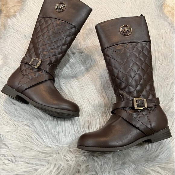 Michael Kors Girls Leather Boots. New - Picture 4 of 8